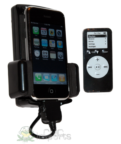 4-1 FM Transmitter** w/Charger/Dock/Remote for iPod/iPhone